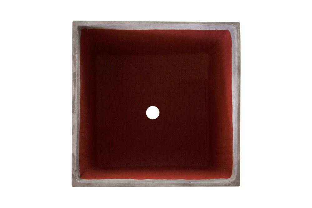Outdoor planter top view