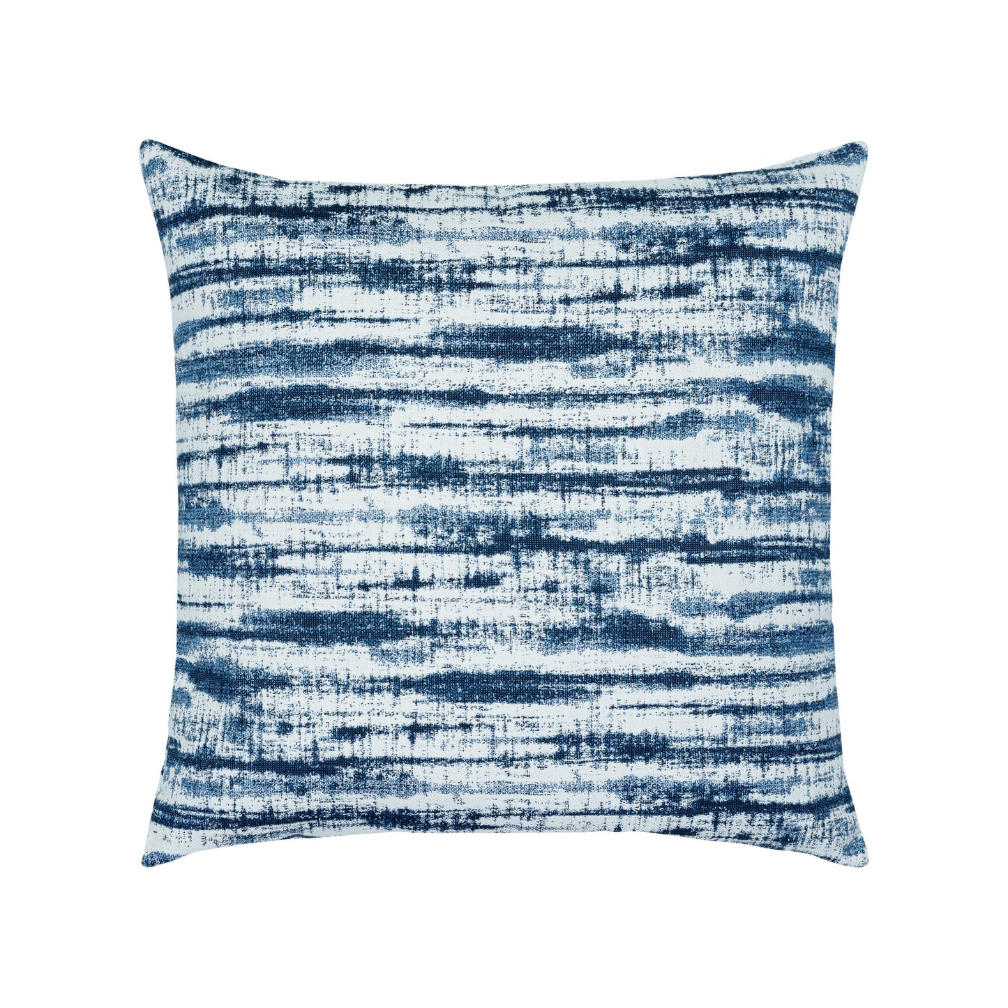 Elaine Smith Linear Indigo Outdoor Pillow 20" x 20"