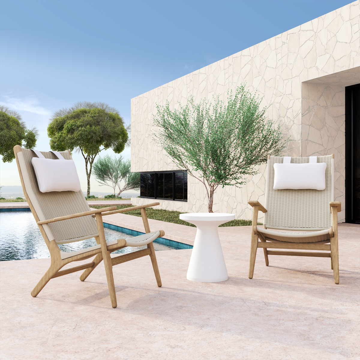 Sedona Cushionless High Back Chair