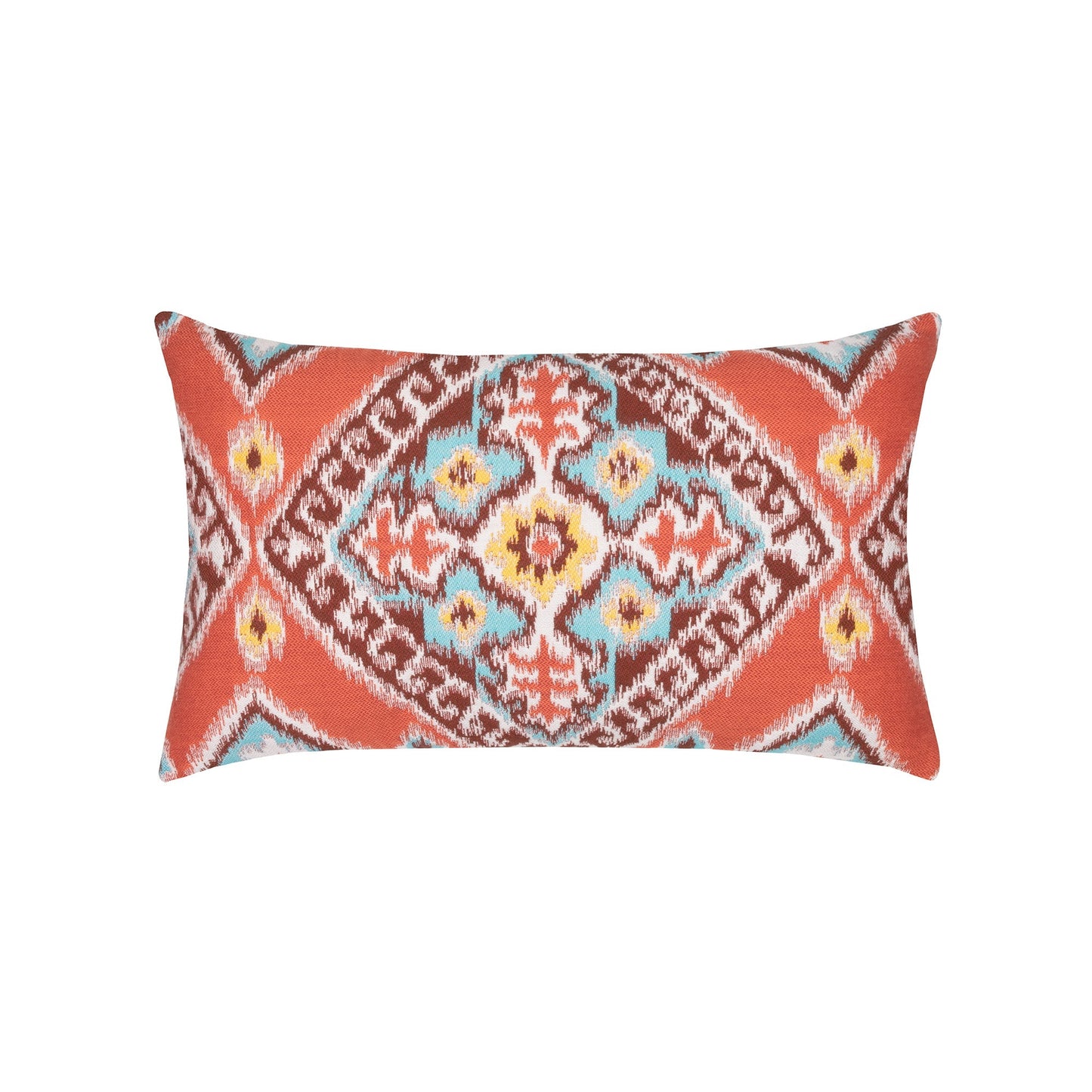 Elaine Smith Ikat Diamond Flame Outdoor Pillow 12" x 20"