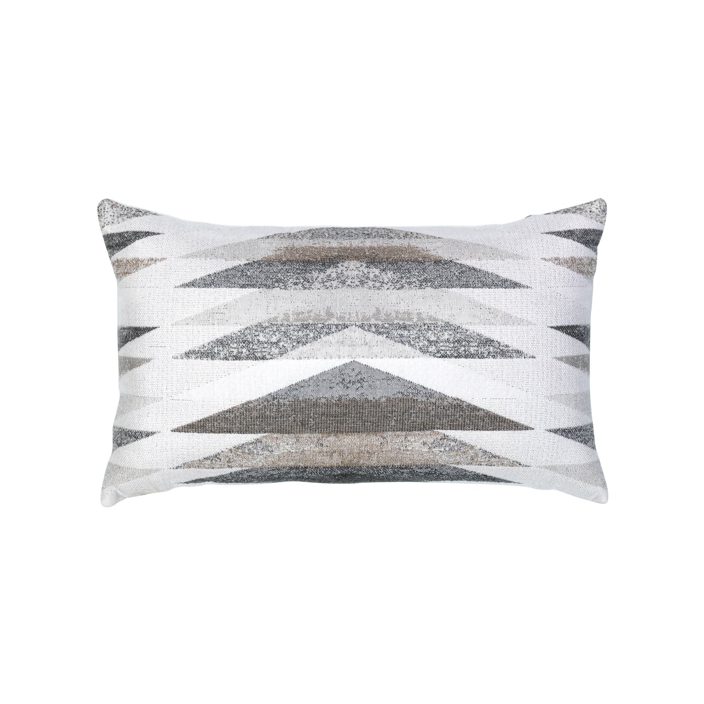 Elaine Smith Symmetry Grigio Outdoor Pillow 12" x 20"