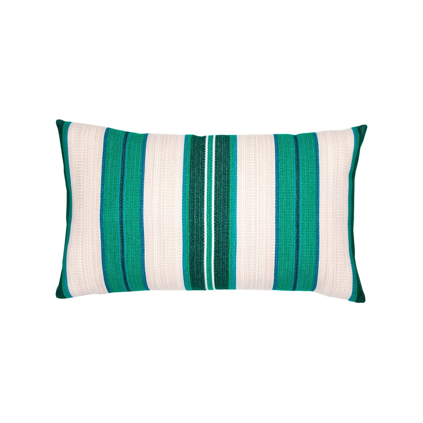 Elaine Smith Fortitude Emerald Outdoor Pillow 12" x 20"