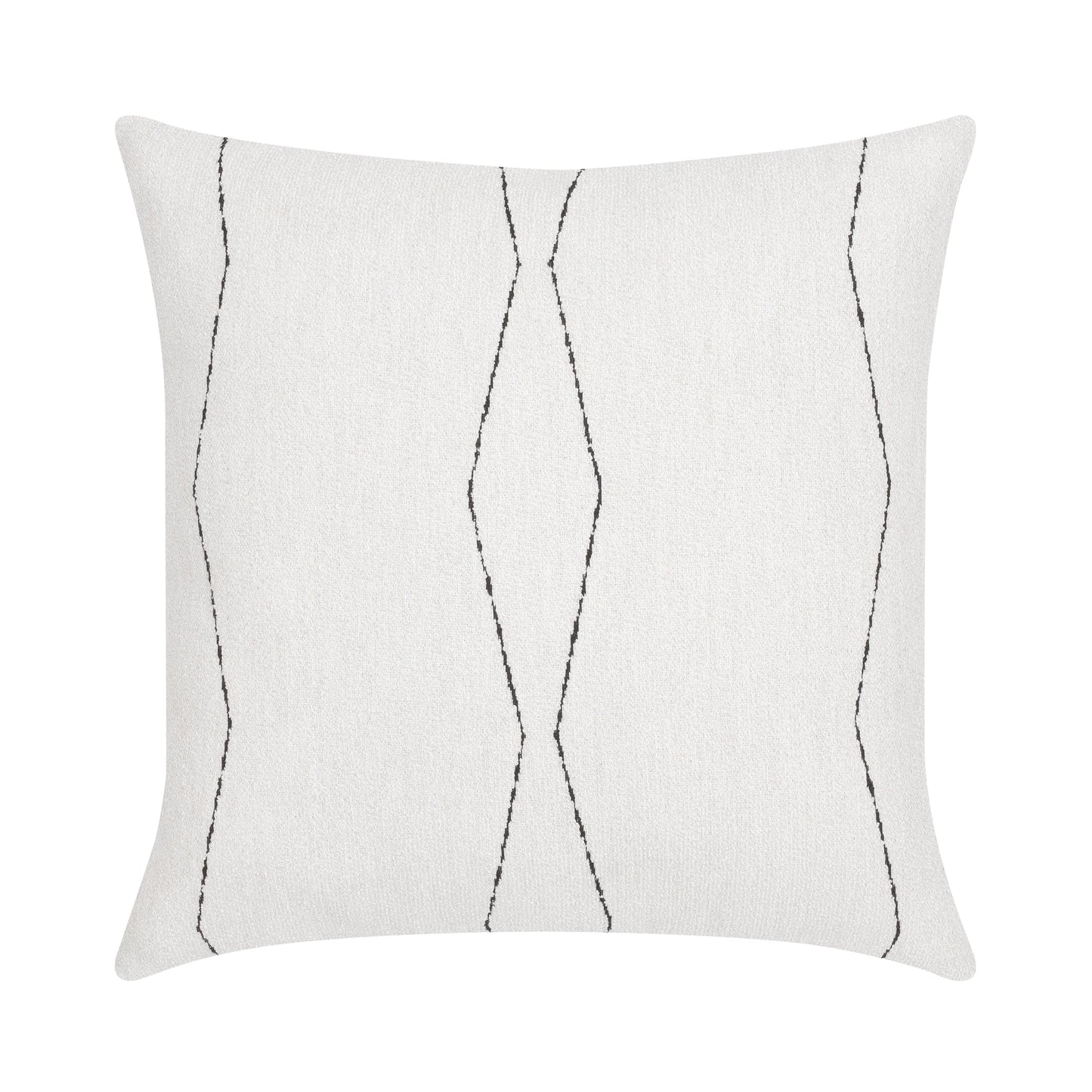 Elaine Smith Oblique Ebony* Outdoor Pillow 22" x 22"