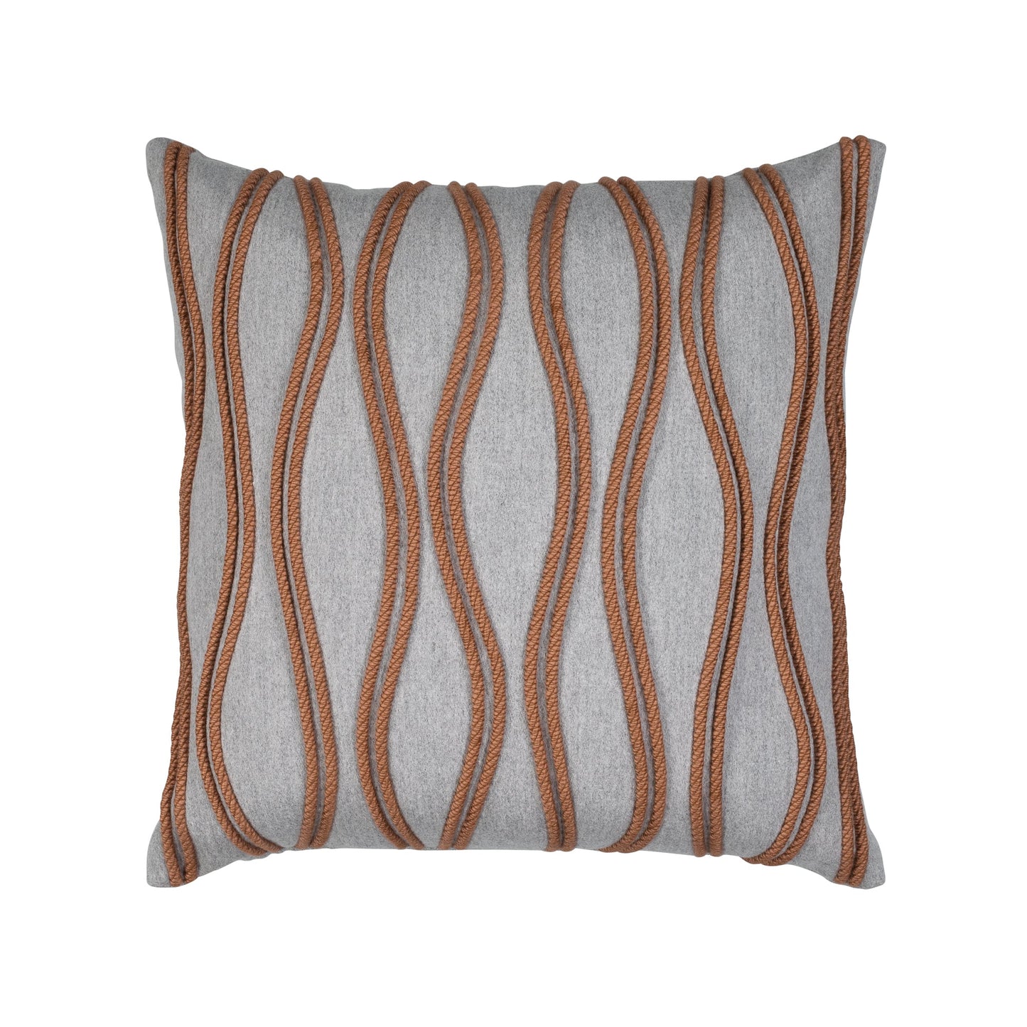 Elaine Smith Ripple Sienna Outdoor Pillow 20" x 20"