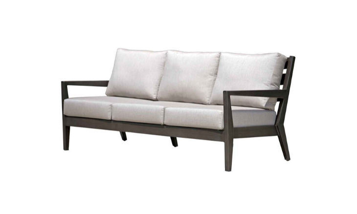 Lucia 3 seat sofa in cast ash