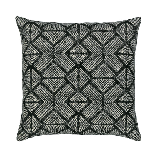 Elaine Smith Bakuba Ebony* Outdoor Pillow 22" x 22"