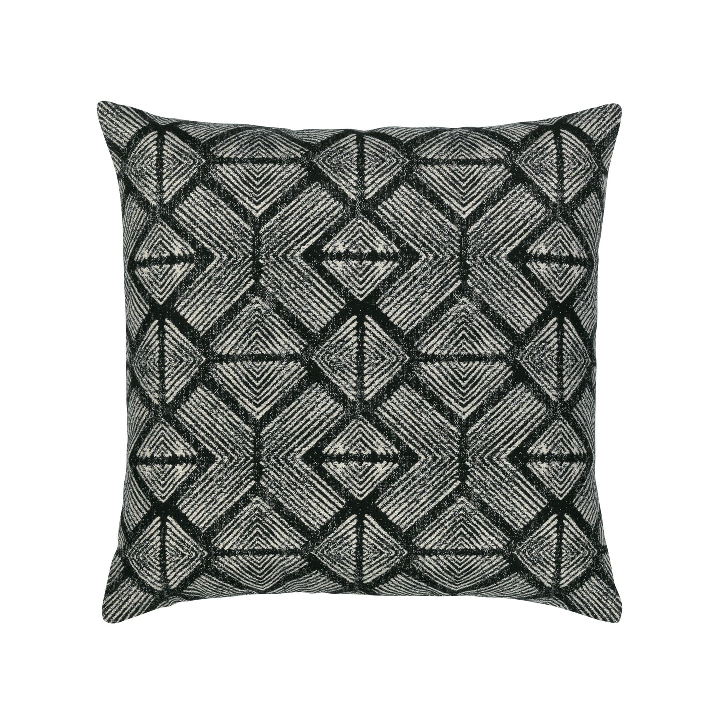 Elaine Smith Bakuba Ebony Outdoor Pillow 20" x 20"