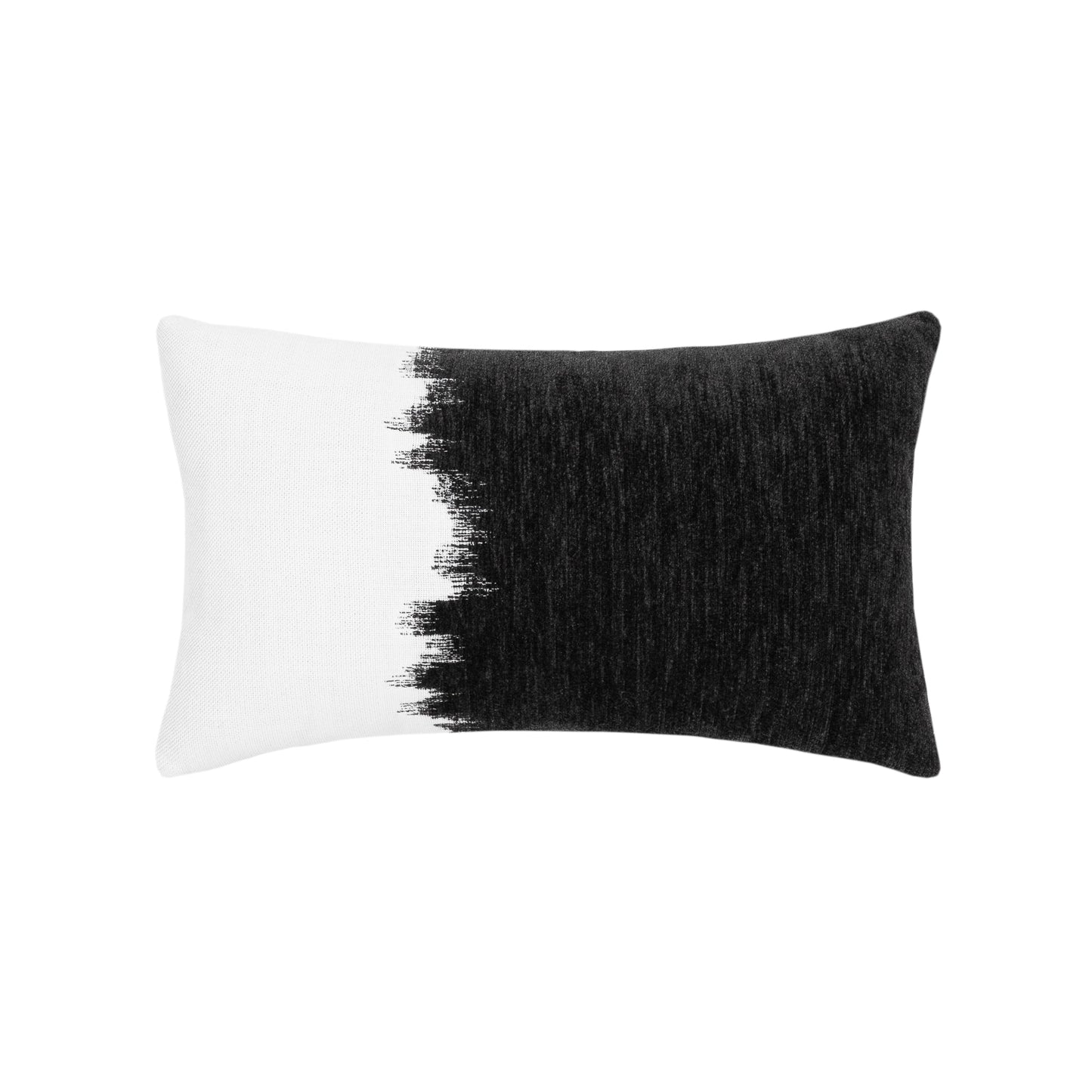 Elaine Smith Transition Charcoal Outdoor Pillow 12" x 20"