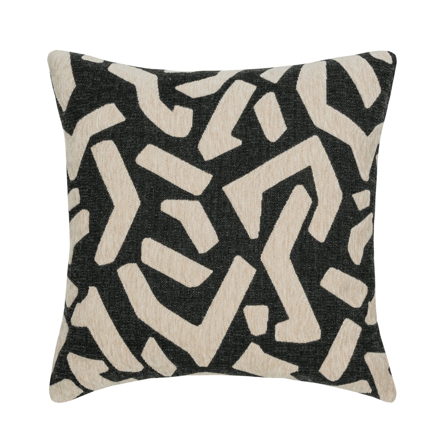 Elaine Smith Fascination Charcoal* Outdoor Pillow 22" x 22"