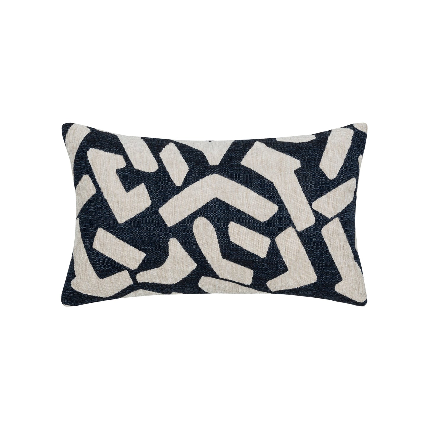 Elaine Smith Fascination Indigo Outdoor Pillow 12" x 20"