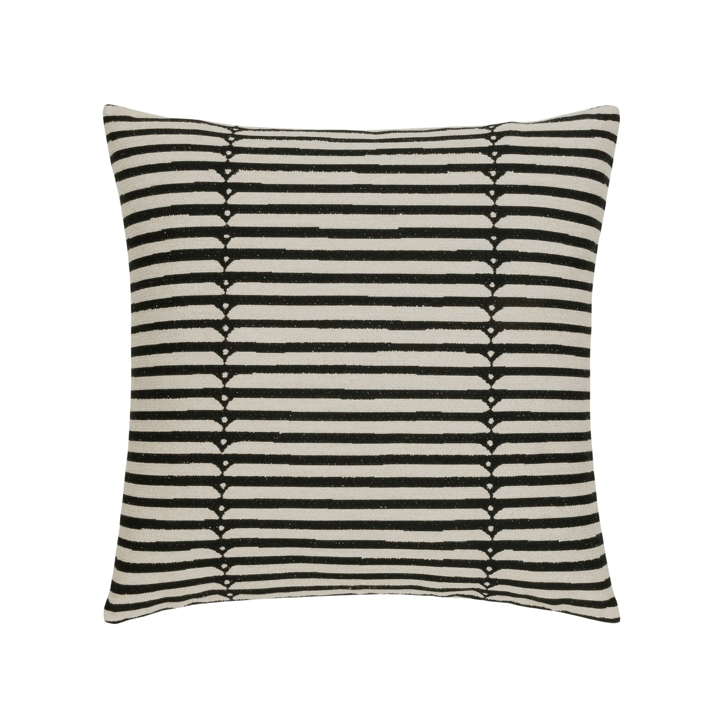 Elaine Smith Sincerity Ebony Outdoor Pillow 20" x 20"