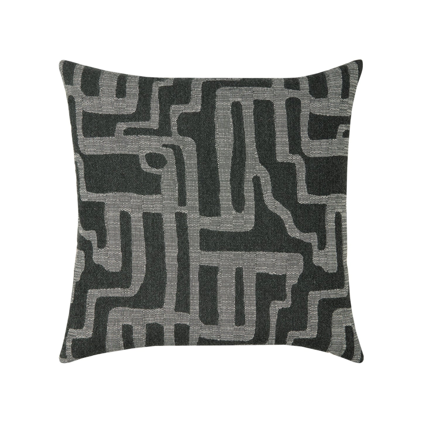 Elaine Smith Noble Charcoal Outdoor Pillow 20" x 20"