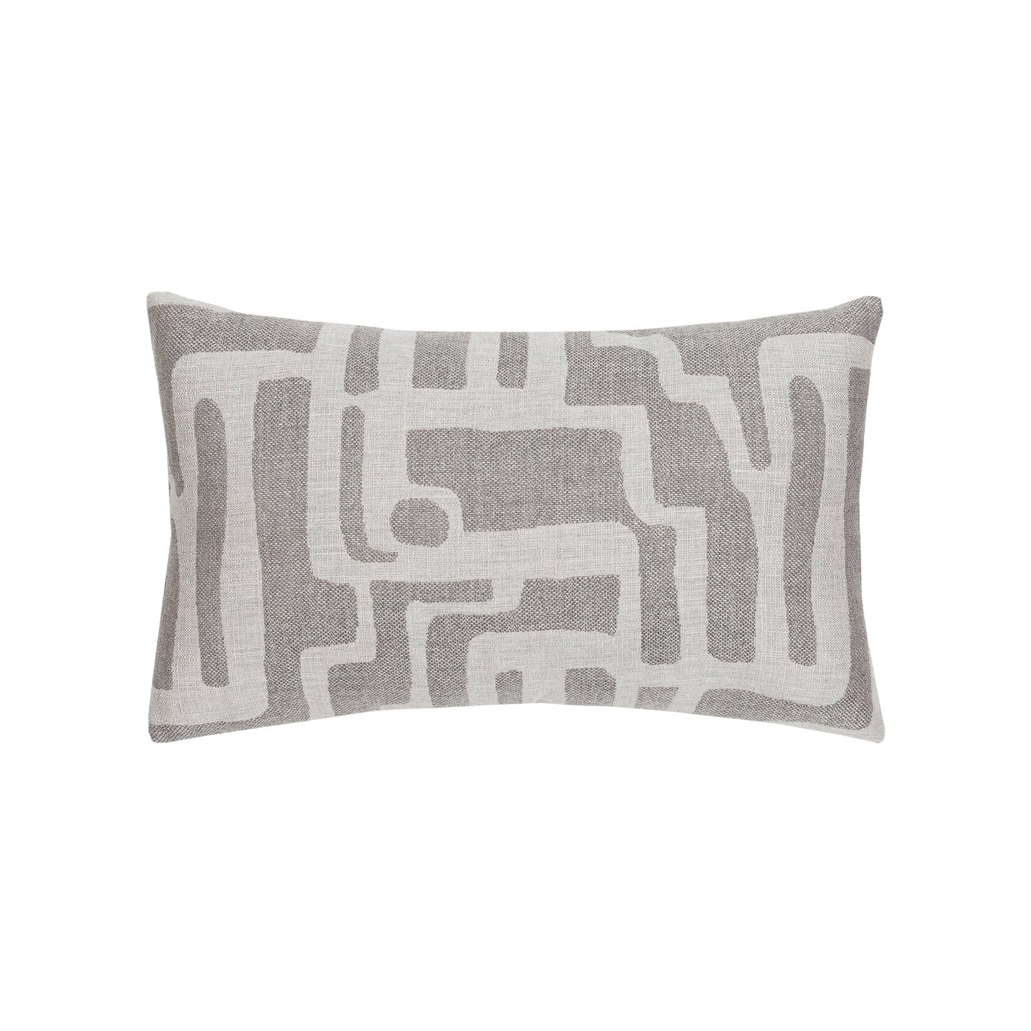 Elaine Smith Noble Pewter Outdoor Pillow 12" x 20"