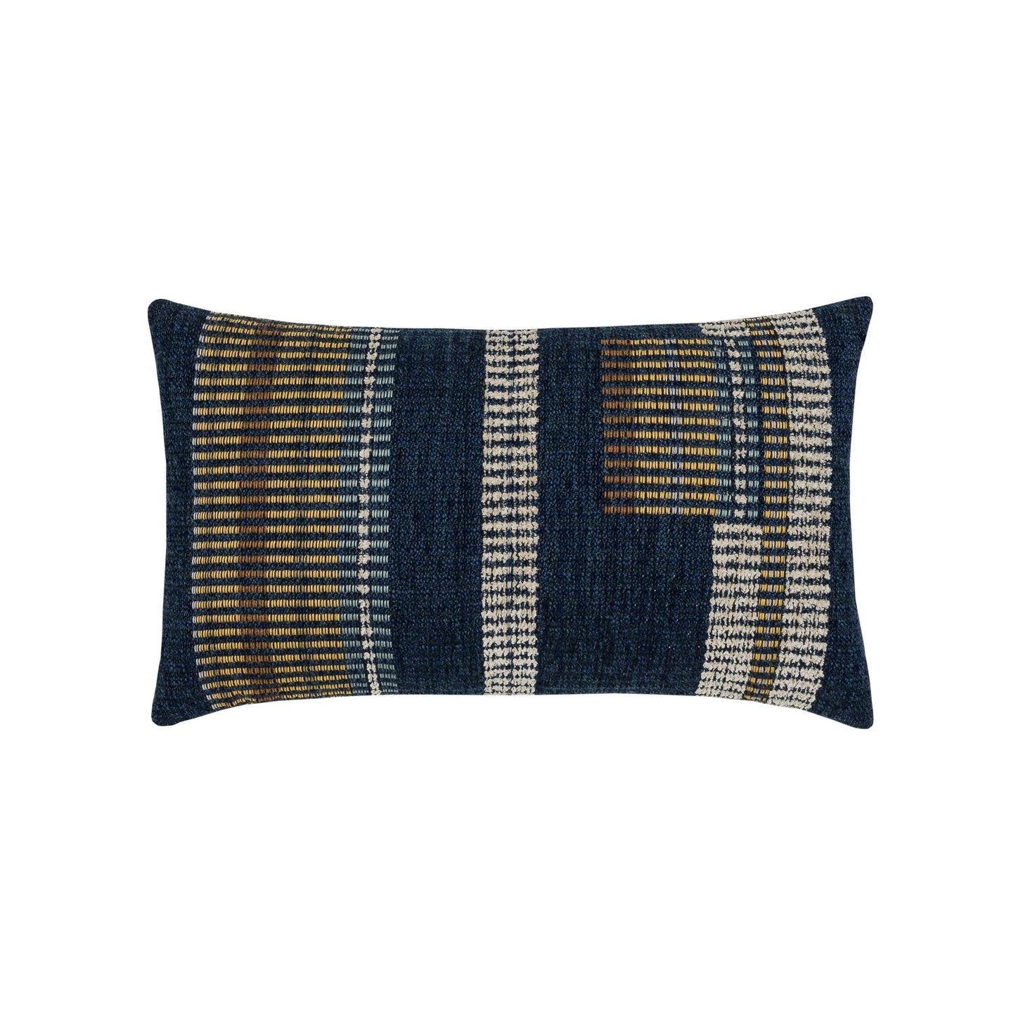 Elaine Smith Voyage Indigo Outdoor Pillow 12" x 20"