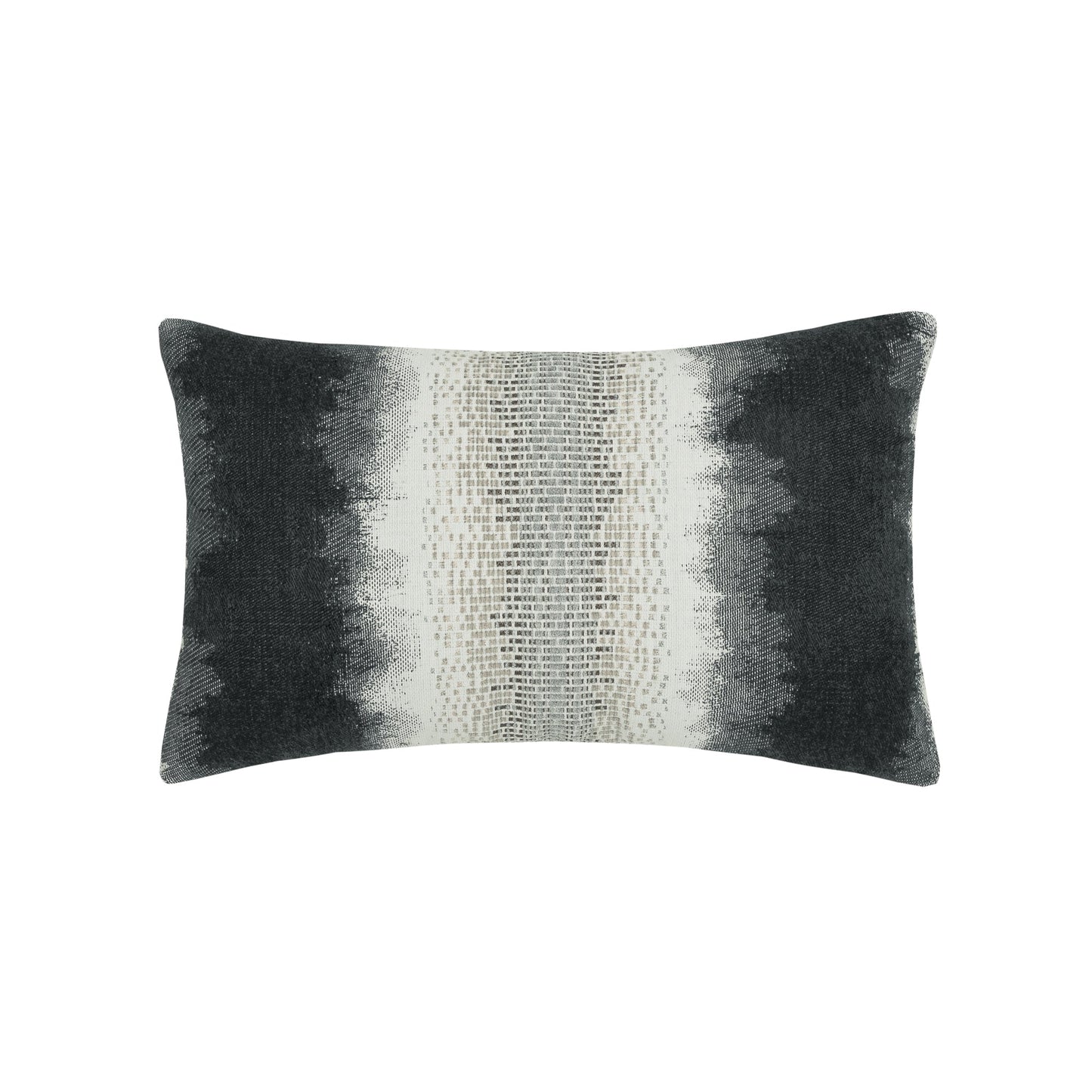 Elaine Smith Resilience Charcoal Outdoor Pillow 12" x 20"