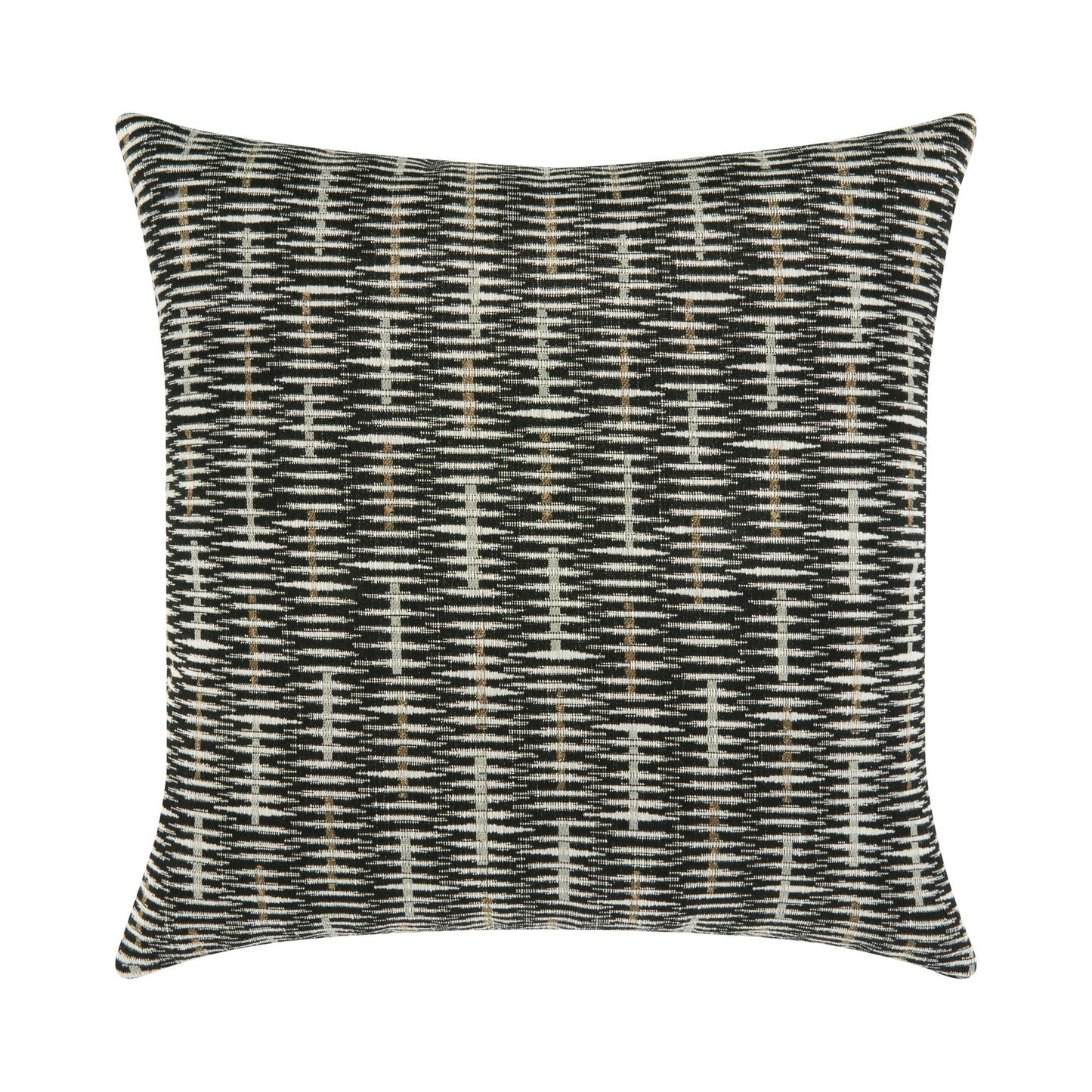 Elaine Smith Intertwine Ebony* Outdoor Pillow 22" x 22"