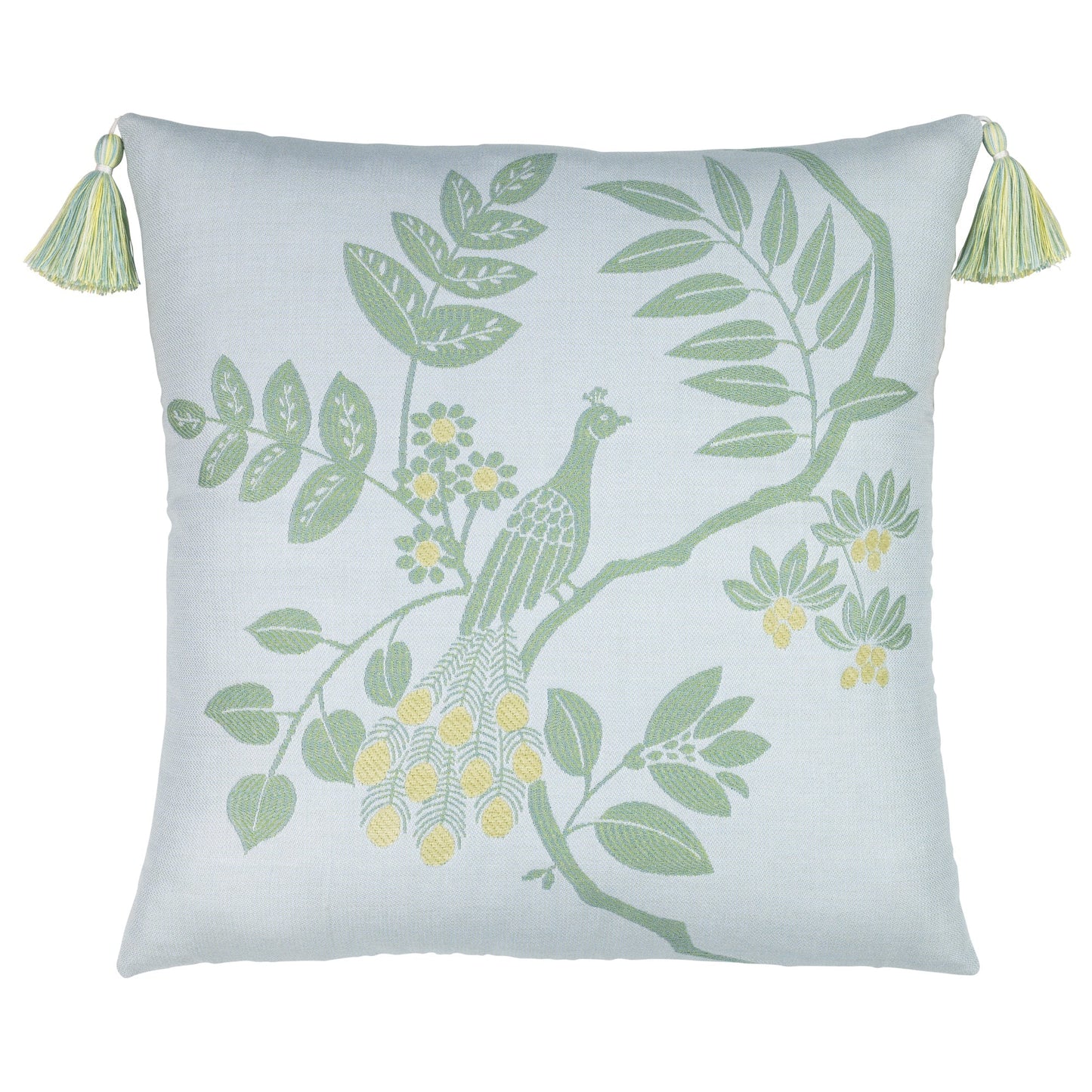 Elaine Smith Plume Spring Outdoor Pillow 22" x 22"