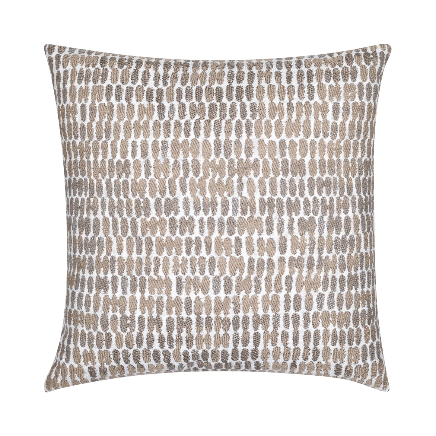 Elaine Smith Thumbprint Latte* Outdoor Pillow 22" x 22"