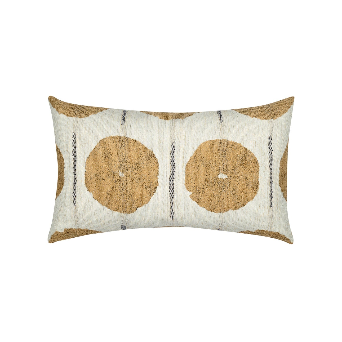 Elaine Smith Solstice Gold Outdoor Pillow 12" x 20"