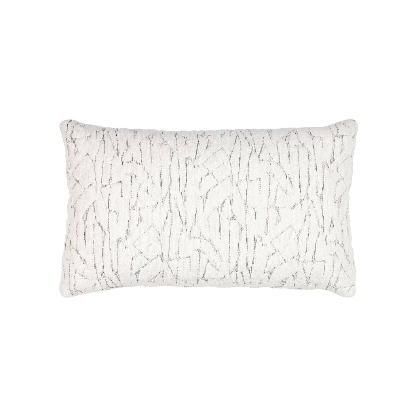 Elaine Smith Synchronize Ivory Outdoor Pillow 12" x 20"