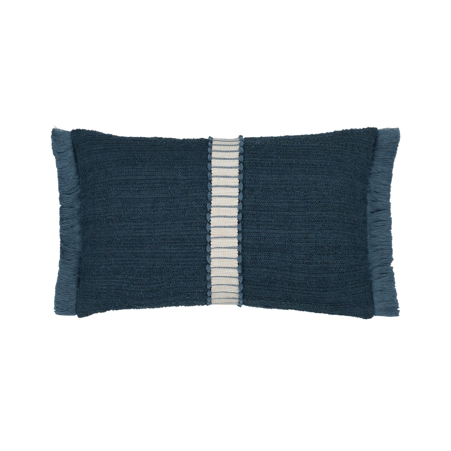 Elaine Smith Deluxe Indigo Outdoor Pillow 12" x 20"
