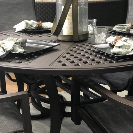 Portica Reva Cast Round Dining Table