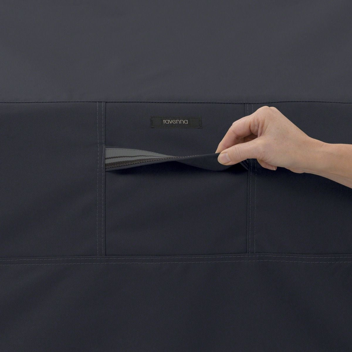 Ravenna Black BBQ Grill Cover
