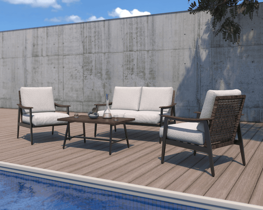 Veranda Classics Cozumel 4pc Deep Seating Set
