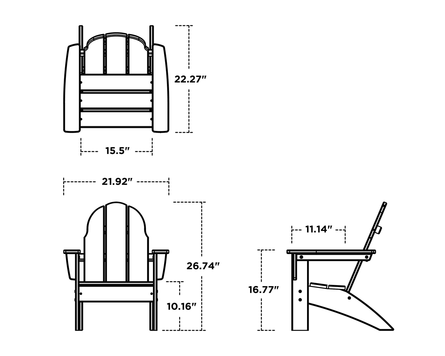 Kids Vineyard Adirondack Chair