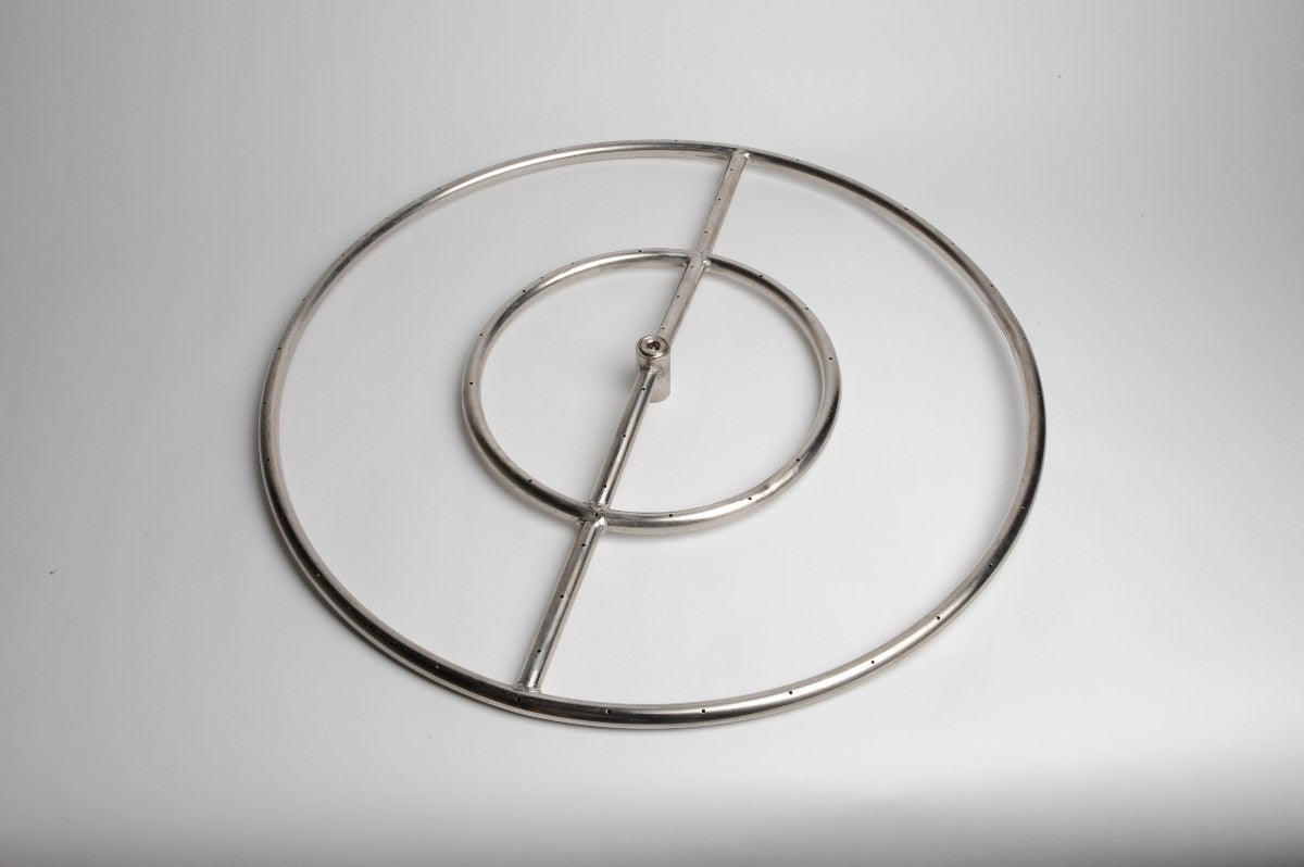 Single, Double, and Triple Stainless Steel Fire Rings