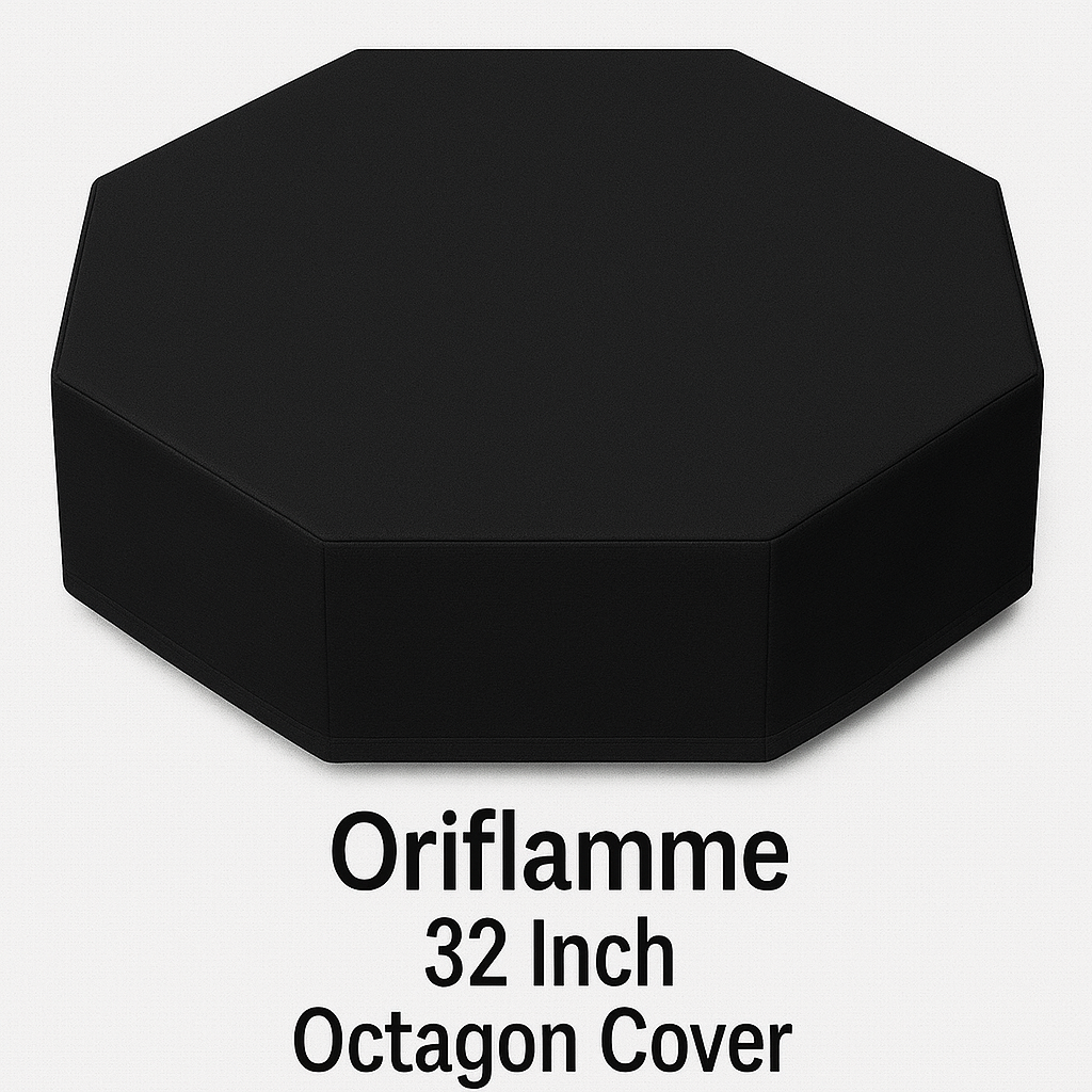 Oriflamme Gas Fire Pit Table Protective Cover Round - 32",34", 42", 45," 48", 58" Rect