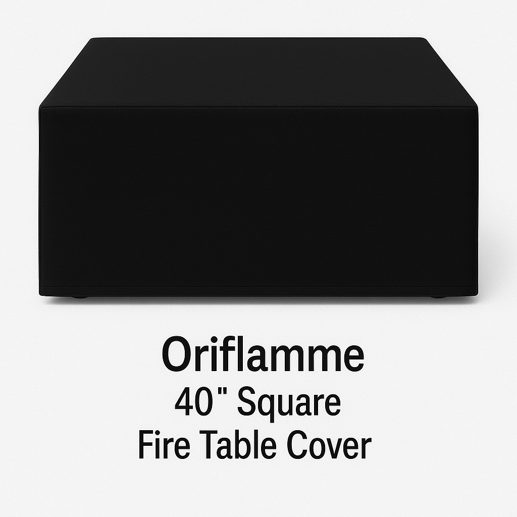Oriflamme Gas Fire Pit Table Protective Cover Round - 32",34", 42", 45," 48", 58" Rect