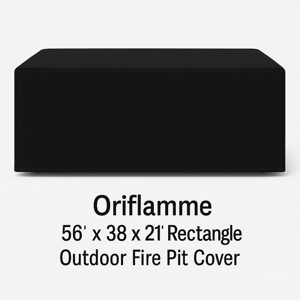 Oriflamme Gas Fire Pit Table Protective Cover Round - 32",34", 42", 45," 48", 58" Rect