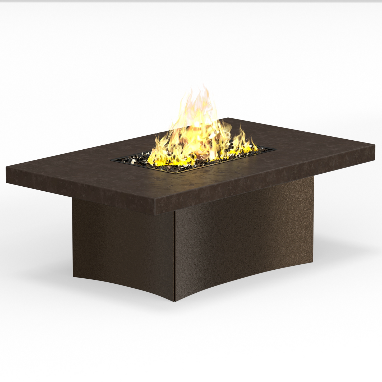 Oriflamme Stone Series Rectangle Gas Fire Table