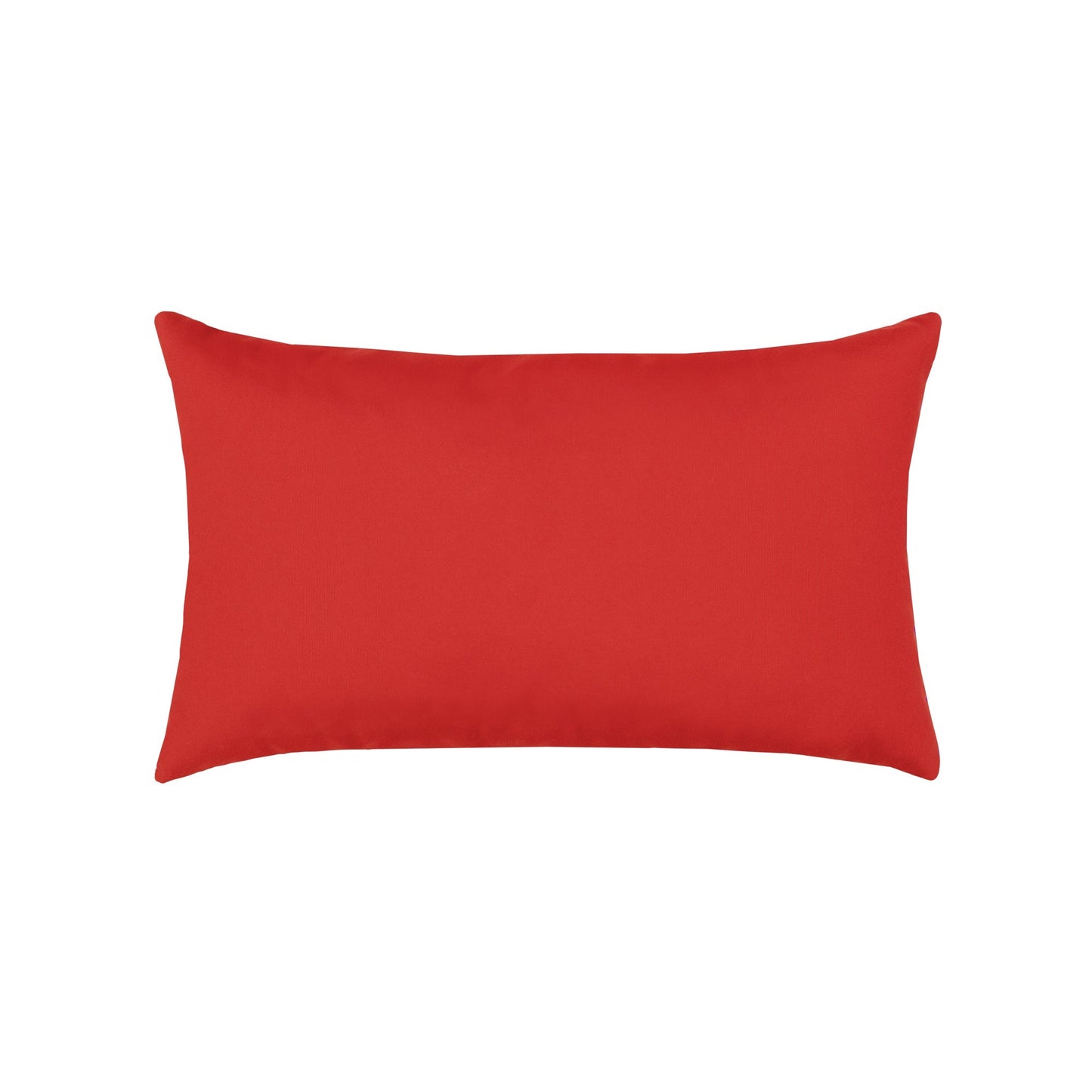 Elaine Smith Canvas Logo Red Outdoor Pillow 12" x 20"