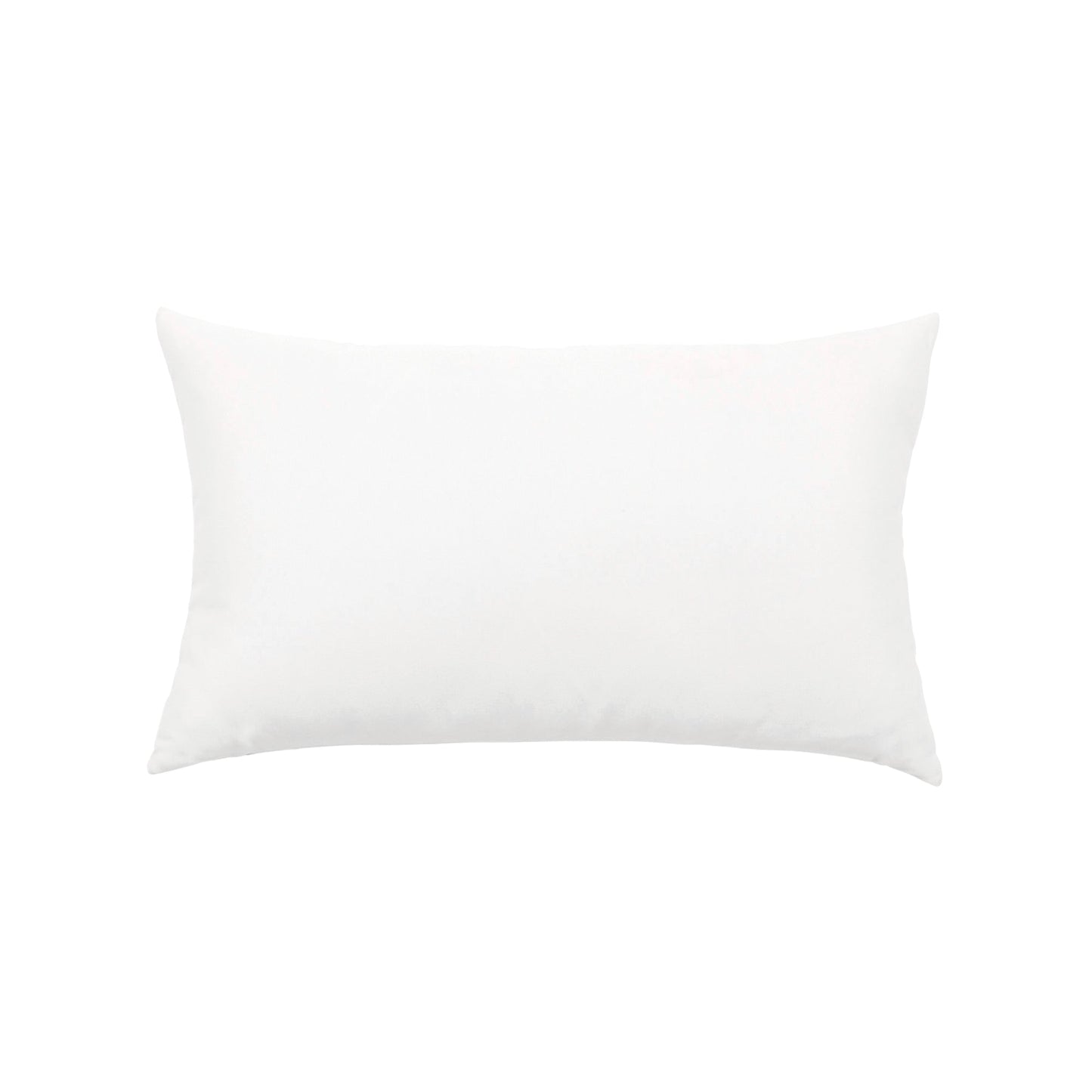 Elaine Smith Canvas White Outdoor Pillow 12" x 20"