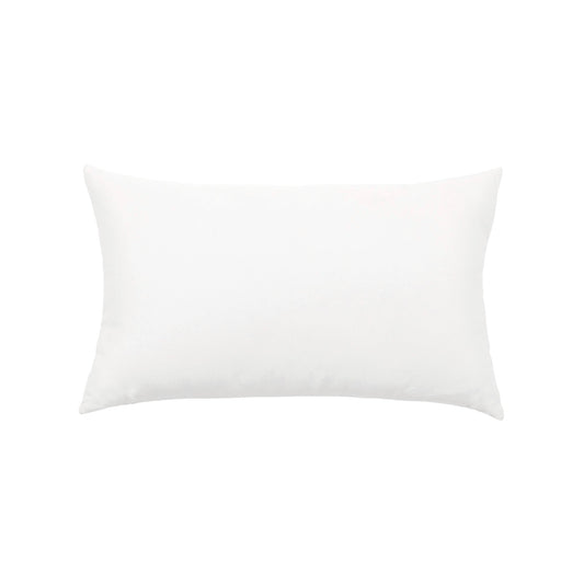 Elaine Smith Canvas White Outdoor Pillow 12" x 20"