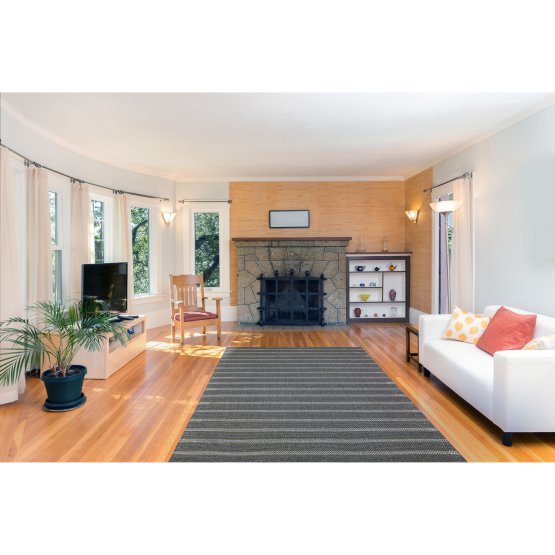 Indoor/Outdoor Rug Gun Metal