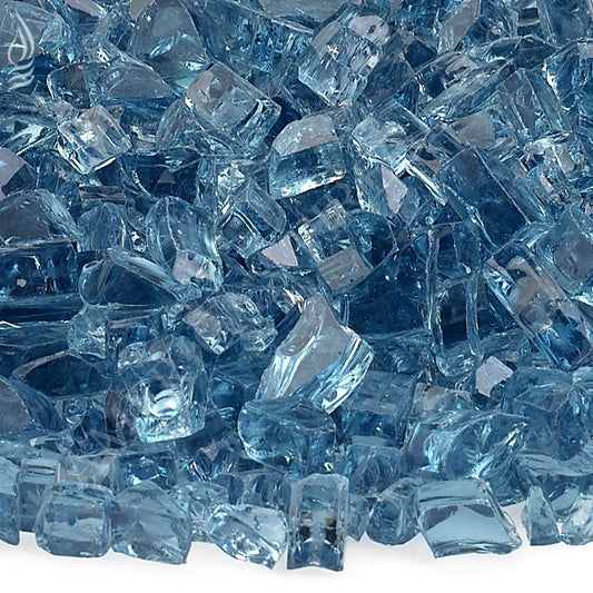 Fire Pit Fireplace Fire Glass Arctic Blue
