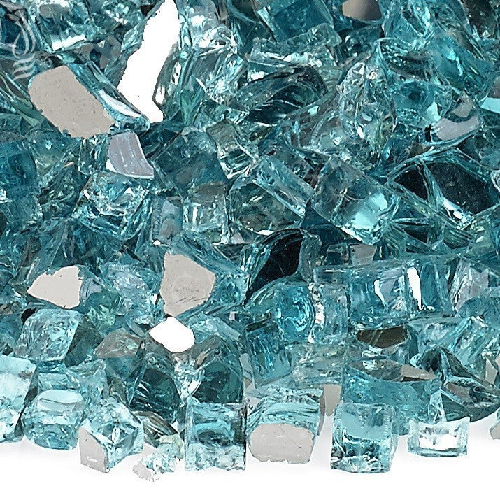 Fire Pit Fireplace Fire Glass Azuria Reflective