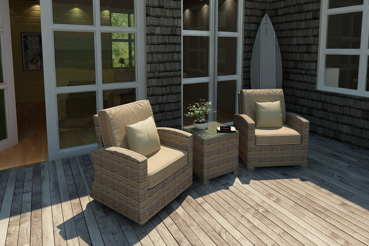 Bainbridge Swivel Glider Club Chair - on left