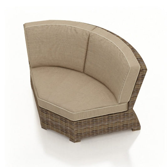 Bainbridge Round Wicker Sectional Piece