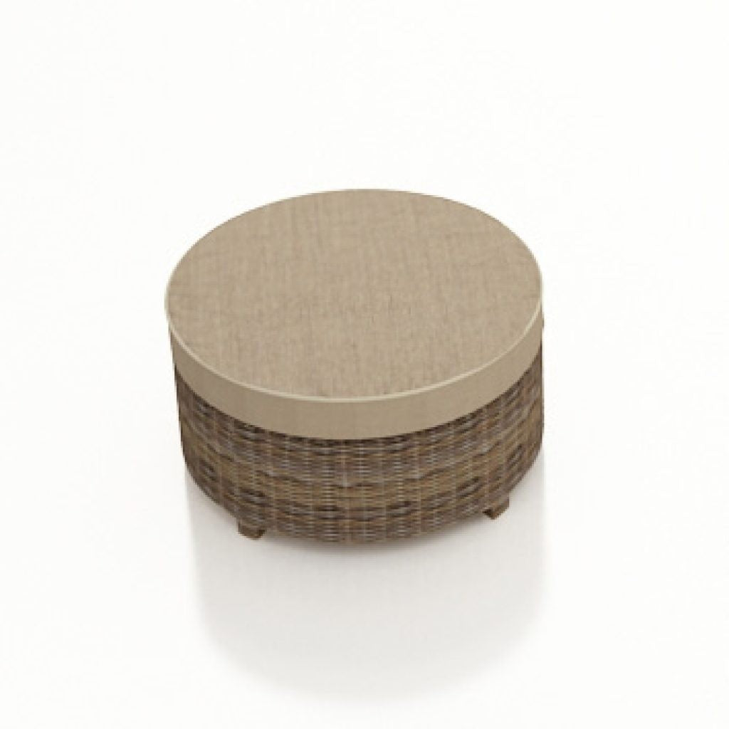 Bainbridge Large Round Ottoman Replacement Cushion
