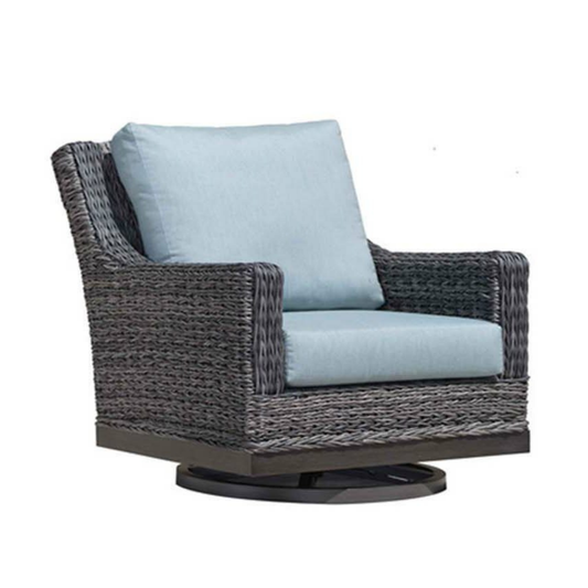 Boston Wicker Swivel Club Chair