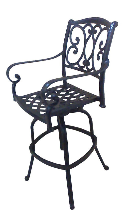 Buena Vista Aluminum Swivel Bar Stool