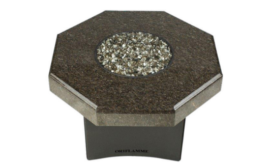 Oriflamme Mini 32" Octagon Fire Table - Cafe Imperial
