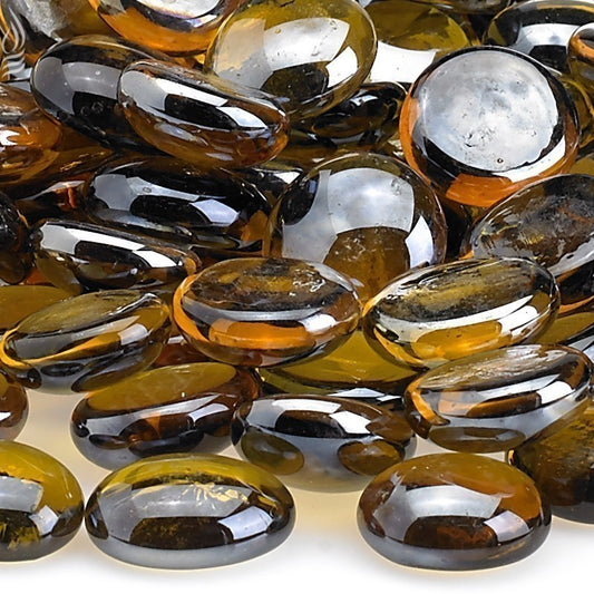 Fireplace Fire Pit Beads Caramel Luster