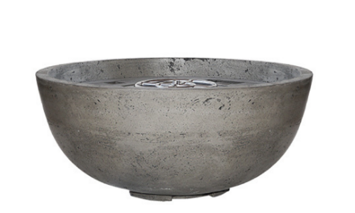 Prism Pewter Moderno 1 Concrete Fire Bowl