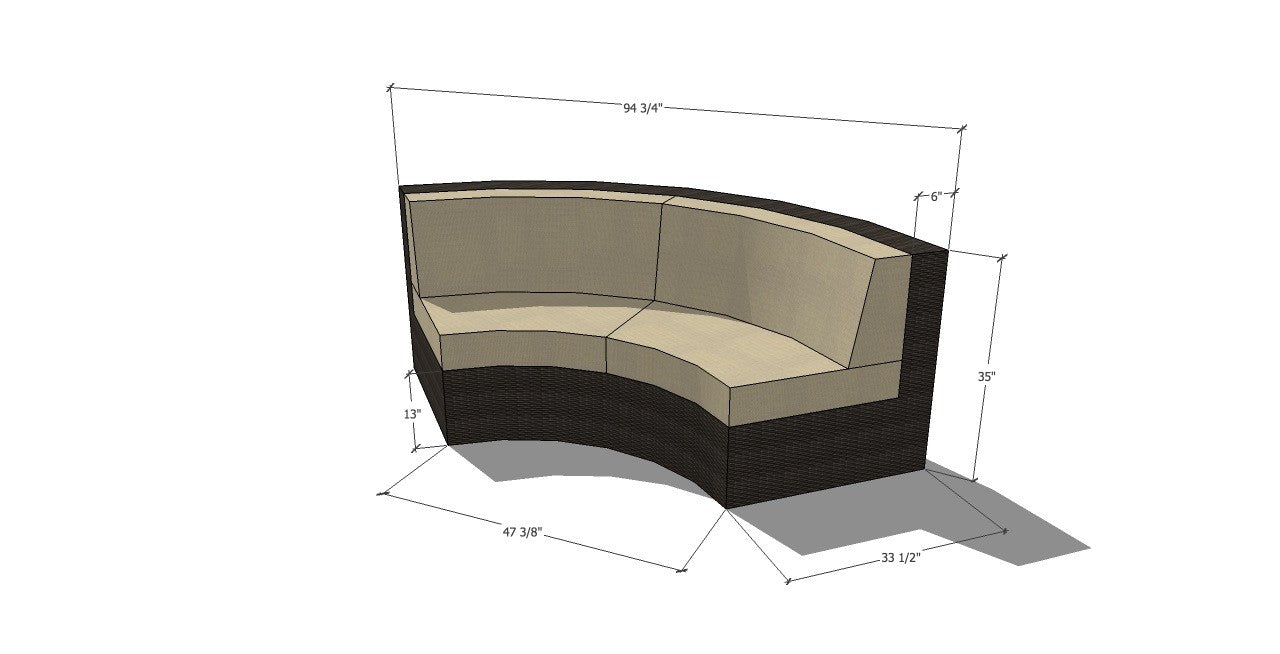 CAD Product Dimensions - (1) piece