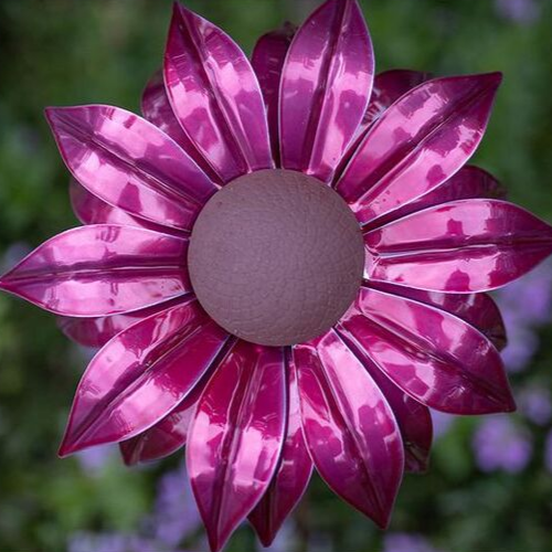Outdoor Metal Bishop Dahlia Garden Torch 36"